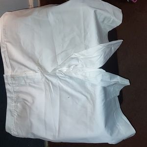 White shorts. 26 inches long